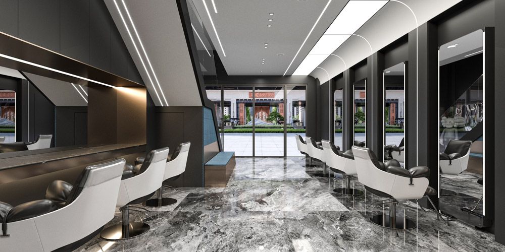 中 央檀府理發(fā)店