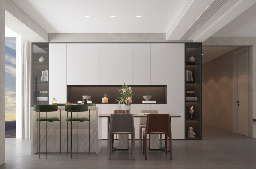 中 央檀府意式極簡(jiǎn)侘寂風(fēng)